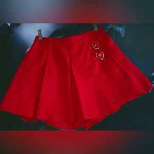 Pleated skort